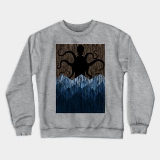 Cthulhu's sea of madness - Brown Crewneck Sweatshirt